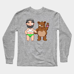 Bear Lover (No Text) Long Sleeve T-Shirt